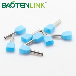 BAOTENG Série <span class=keywords><strong>TE</strong></span> <span class=keywords><strong>22</strong></span> <span class=keywords><strong>6</strong></span> AWG Double entrée, embouts à sertir isolés en cuivre étamé pour fils électriques, bornes à sertir isolées CE - Product Image 6