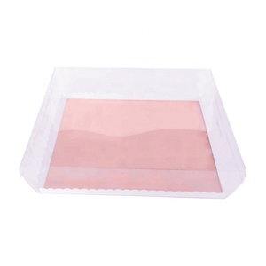 Hot Sale Transparent PET Plastic Acetate Cake Gift <b>Box</b> Wholesale Accept Custom - Product Image 5
