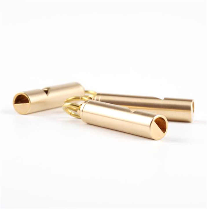 Brass Irish Tin Whistles - Premium Emergency Survival Whistles