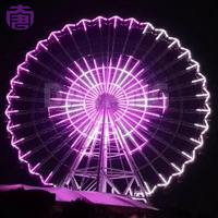 Lumière LED RGBW automatique de 45 mm 24 V pour cabochon, manège, grande roue, IP65, pour aménagement paysager et parcs à thème