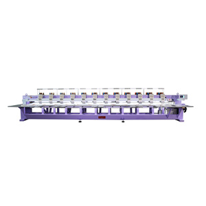 912 Flat Embroidery <b>Machine</b> 12 Heads Computer System Embroidery <b>Machine</b> - Product Image 1