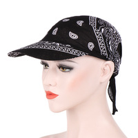 Gorra de Béisbol Unisex Estilo Bandana Oxford, Deportiva, Vintage, Hip-Hop, Ajustable, Transpirable, con Malla, Estampado, Protección Solar para Exteriores