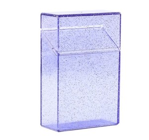 Accessori per il fumo delle ragazze portasigarette per tabacco rosa in plastica trasparente carino tascabile da donna per regalo da donna - Product Image 4