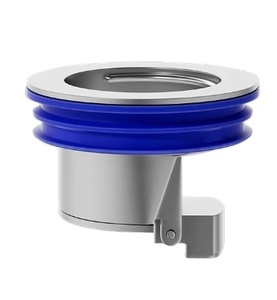 Tapa de Drenaje de Baño Moderna de Latón Cepillado de 42 mm, Autosellante para Evitar la Infestación de Insectos y el Reflujo para el Drenaje del Suelo del Inodoro - Product Image 1
