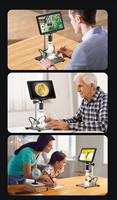 24mp Full Hd 1080p New Hd 10 Inch Digital Microscope,1000 Times Electron Microscope,Mobile Phone Repair Microscope