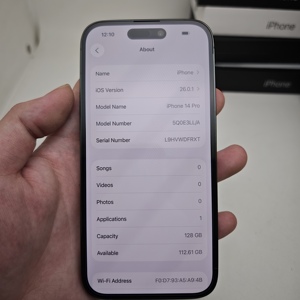 99% Mở Khóa Ban Đầu Điện Thoại Di Động Cho 14 Pro 128GB 256GB A + Chất Lượng 5G Điện Thoại Thông Minh 180 Từ Xa Dịch Vụ Bảo Hành - Product Image 3