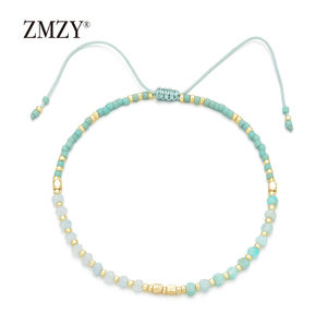 Braccialetto Boho Unico ZMZY con Piccole Pietre Naturali, Semplice Braccialetto dell'Amicizia con Perline - Product Image 6