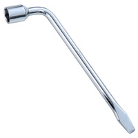Clé à roue de secours VETOOL, clé hexagonale en L avec embout fendu, outil de réparation pour clé de roue de secours de voiture, pour cric
