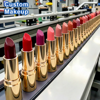 Rouge à lèvres mat de luxe personnalisé, marque privée, rouge à lèvres mat vegan imperméable, vente en gros de rouges à lèvres rouges mats longue tenue 24 heures