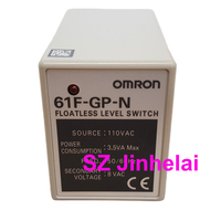 OMRON-controlador de nivel de agua, nuevo y Original, 61F-GP-N, 110VAC, 220VAC, relé de nivel de líquido, sin flotador, sensor de interruptor de nivel