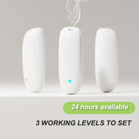 Distributeur d'arômes à ultrasons intelligent blanc alimenté par batterie désodorisant prise murale diffuseur de parfum pour hôtel de toilette à domicile