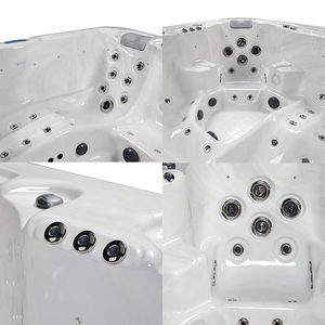 Vente flash Nouvelle baignoire <span class=keywords><strong>en</strong></span> acrylique, baignoire à remous, spas et bains à remous extérieurs pour quatre personnes - Product Image 3