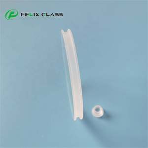 โรงงานเฟลิกซ์ผลิตกระจกออปติคอลควอตซ์/แซฟไฟร์/BK7 พร้อมร่อง กระจกเลนส์แบบมีร่อง - Product Image 1