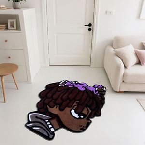 พรมสั่งทำพิเศษ พรมทัฟท์มือ รูปทรงไม่สม่ำเสมอ พรมอนิเมะ พรมหนานุ่มหรูหรา สั่งทำพิเศษ พรมอนิเมะชิ้นเดียว - Product Image 4