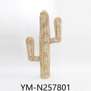 <span class=keywords><strong>Cactus</strong></span> hecho a mano para decoración del hogar, tienda y restaurante, plantas de simulación hechas de cuerda de papel respetuosa con el medio ambiente - Product Image 4
