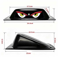 Feu stroboscopique solaire d'avertissement pour voiture, lumière dynamique œil de démon, lumière radôme, lumière laser décorative modifiée pour voiture