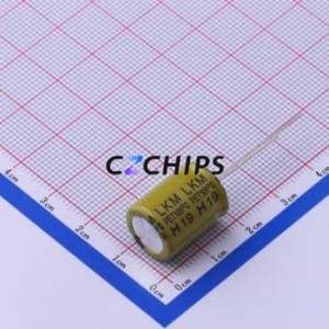 LKML1601C222MF ตัวเก็บประจุชนิดอลูมิเนียมผ่านรู D12.5xL16mm 2200uF 20% 16V 2.48A-100kHz - Product Image 2