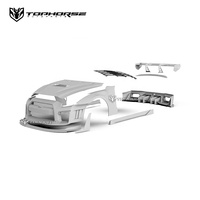 Kit de motorisation de Robot en fibre de carbone, pour nissan-n GTR R35, modèle de pare-choc, jupe latérale, accessoire diffuseur de Spoiler FRP/CF