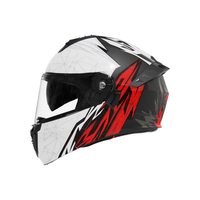 Casque de moto modulaire à double visière homologué DOT, casque de moto rabattable, coque extérieure en ABS, couche de tamponnage EPS, casque de sécurité