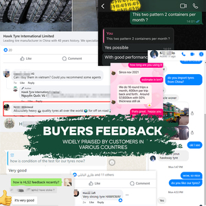 ยางรถบรรทุก HAWKWAY ขนาด 11r22.5 295/80R22.5 315/80R22.5 <span class=keywords><strong>ของ</strong></span>จีน ขนาด 22.5 แบบไม่มียางใน ขาย - Product Image 6