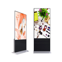 Écran numérique Lcd tactile infrarouge 10 Points, taille personnalisée, Machine de publicité numérique sur pied pour Station
