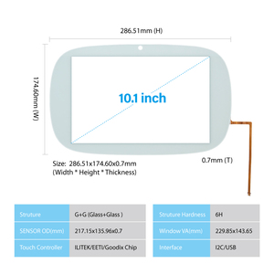 Hot bán <span class=keywords><strong>10</strong></span>.1 inch cảm ứng điện dung bảng điều chỉnh điện dung dự màn hình cảm ứng Bảng điều chỉnh hình dạng tùy chỉnh màn hình cảm ứng cho Kid học tập - Product Image 3