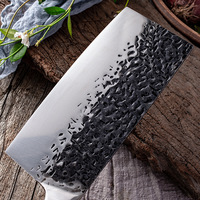 Couteau chinois en acier inoxydable de haute qualité outil de cuisine professionnel ensemble de couteaux de cuisine faits à la main avec manche en bois