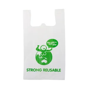 Sac en plastique de pharmacie pour l'emballage d'épicerie porte-gilet de pharmacie sacs en plastique pharmaceutiques sac de supermarché en plastique
