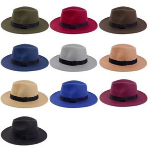 Wholesale Unisex Wide Brim Top <b>Hat</b> Classic Dress Party Daily Wear Formal <b>Hats</b> Four Seasons Adults - Product Image 2