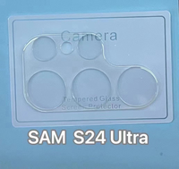 Film protecteur d'objectif de téléphone transparent en verre 3D à couverture complète pour Samsung S23 Ultra S24 S22 Note 20 S26 Ultra