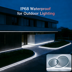 Tira de LED Neon Flex con Control por Aplicación WiFi y Bluetooth, CCT Ajustable, Resistente al Agua IP68, para Piscinas, Fachadas de Edificios, Vestíbulos de Hoteles - Product Image 1