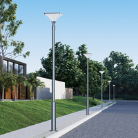 Lampadaire solaire LED extérieur de haute qualité 30W IP65 pour aménagement paysager, jardin et rue