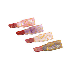 คลิปหนีบผมสีอะคริลิคสำหรับผู้หญิงกิ๊บติดผมแนวแฟนซีคลิปผมสีสันสดใสเครื่องประดับผมทำจากเรซินเกาหลี - Product Image 4