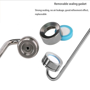 Mufan ตัวกระจาย <span class=keywords><strong>CO2</strong></span>ตู้ปลาตัวทำจากสแตนเลสแผ่นเซรามิกตัวทำละอองอุปกรณ์สำหรับตู้ปลา - Product Image 4