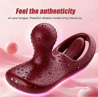 Vibrateur Clitoridien Portable en Silicone à Commande par APP, Stimulateur Vibrant en Forme de Langue, 9 Fréquences, Jouet Sexuel Vaginal pour Femmes - Meilleures Ventes