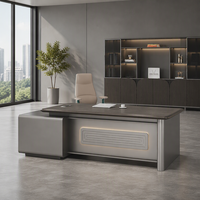 Bureau de direction moderne KT-452 pour projets de bureaux commerciaux
