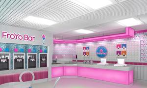 Buffet ice cream shop design bianco yogurt negozio <span class=keywords><strong>di</strong></span> arredamento - Product Image 3