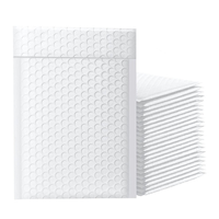 Enveloppes à bulles métalliques 6x10 personnalisées imprimées, enveloppes matelassées en feuille métallique noire mate, emballage à bulles pour envoi postal
