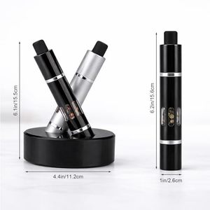 Nuevo Diseño, Molinillo de Sal y Pimienta de Acero Inoxidable, Mini, de Una Mano, con Pulsador, para Especias Secas - Product Image 5