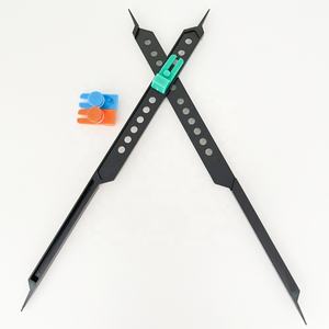 Righello per Disegno in Scala <span class=keywords><strong>1</strong></span>:<span class=keywords><strong>1</strong></span>-<span class=keywords><strong>1</strong></span>:5, Divisore Proporzionale con Accenti Turchesi, in Plastica per Uso Scolastico - Product Image 2