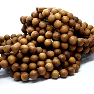 Riddhi Siddhi Eco-Friendly Japamala Sandalwood Beads-Bulk Pack for Making Malas 50+ Years Old <b>Sweet</b> Woody Fragrance 108 Count - Product Image 1