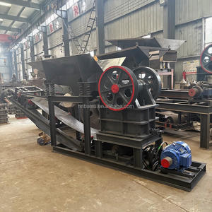 Taşınabilir taş çeneli kırıcı Pe-250 * 400 kum toplama konveyör ve besleyici ile üretim hattı kırma - Product Image 6