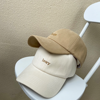 Casquette de Baseball Délavée Sport Homme 6 Panneaux Brodée, Qualité Marque, Logo Personnalisé, Casquette Dad Hat