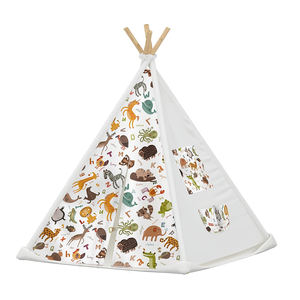 Jouets éducatifs indien <span class=keywords><strong>Tipi</strong></span> tente modèle enfants apprentissage Camping Unique <span class=keywords><strong>tipi</strong></span> tente jouets extérieur blanc avec lumière - Product Image 5