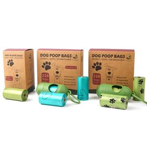 Wholesale Eco Friendly Dog Poop Bags Biodegradable <b>Compostable</b> Durable Disposable Plastic Custom Pet Waste Dog Poop Bags - Product Image 6