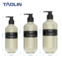 Ensemble de soins capillaires de haute qualité personnalisé OEM pour la croissance des cheveux, comprenant un shampoing, une lotion et un nettoyant visage 300ml 400ml, LOGO personnalisé