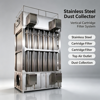 Précipitateur électrostatique humide (WESP) vertical ESP pour la purification des gaz à haute humidité provenant des fours à carreaux céramiques