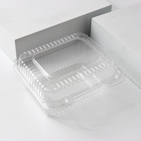 Boîte à gâteau transparente en plastique PET thermoformé pour l'emballage alimentaire