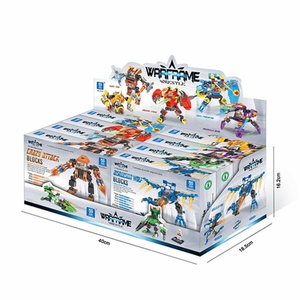 Bloques de Construcción de Plástico, Animales, Camiones de Bomberos, Aviones, Deformación Sorpresa para Cápsulas, Juguetes de Caja Ciega para Jugar - Product Image 3