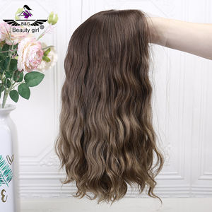 Perruques ondulées permanentes pour femmes juives orthodoxes, dentelle européenne, <span class=keywords><strong>cheveux</strong></span> européens, 26 pouces, livraison rapide, dentelle HD, sans colle - Product Image 5